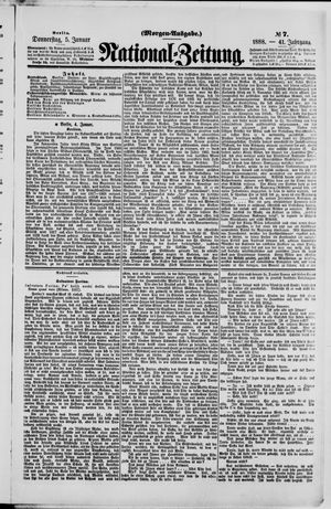 National-Zeitung vom 05.01.1888