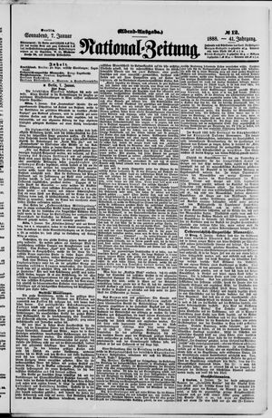 Nationalzeitung vom 07.01.1888