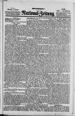 National-Zeitung vom 09.01.1888