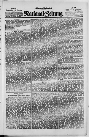 National-Zeitung vom 12.01.1888