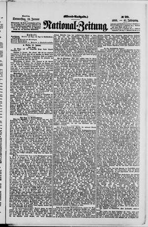 National-Zeitung vom 12.01.1888