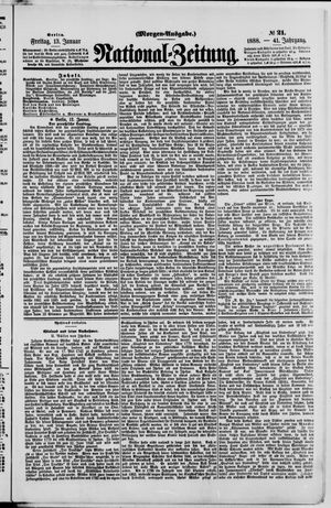 National-Zeitung vom 13.01.1888