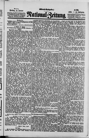 National-Zeitung vom 13.01.1888
