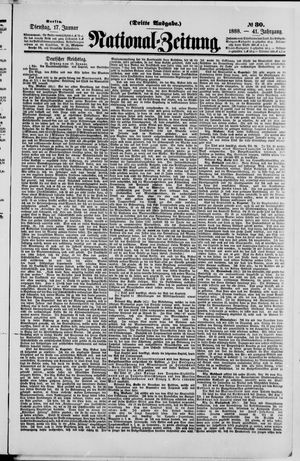 Nationalzeitung vom 17.01.1888