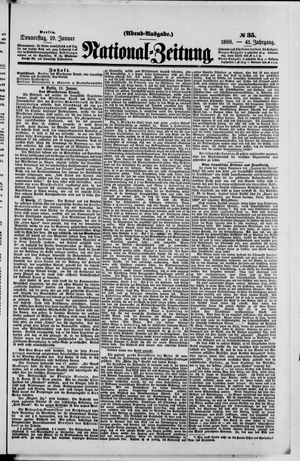 National-Zeitung vom 19.01.1888