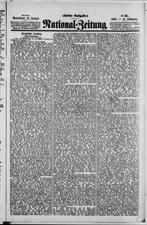 Nationalzeitung vom 21.01.1888