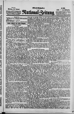 National-Zeitung vom 23.01.1888