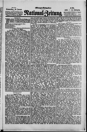 Nationalzeitung vom 26.01.1888