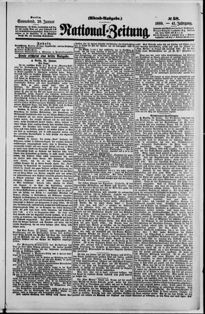 Nationalzeitung vom 28.01.1888