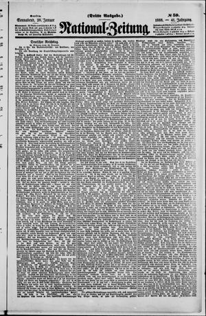 Nationalzeitung vom 28.01.1888