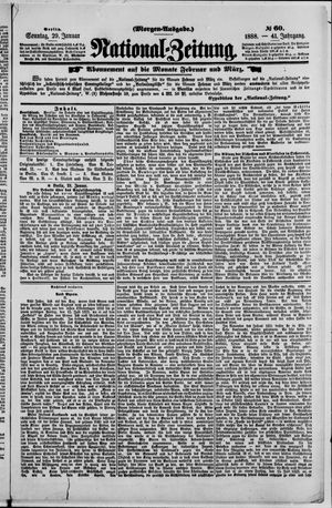 Nationalzeitung vom 29.01.1888