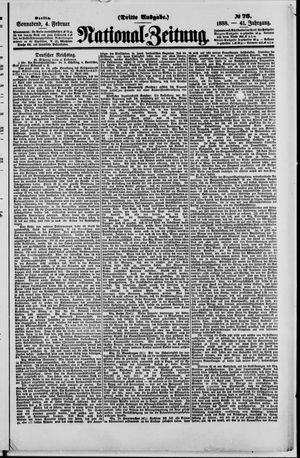 Nationalzeitung vom 04.02.1888