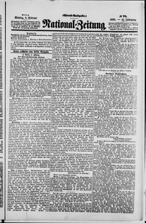Nationalzeitung vom 06.02.1888