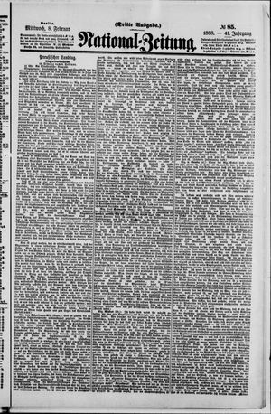 National-Zeitung vom 08.02.1888