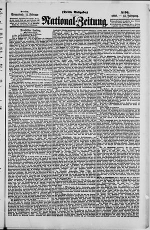 Nationalzeitung vom 11.02.1888