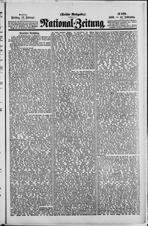 Nationalzeitung vom 17.02.1888