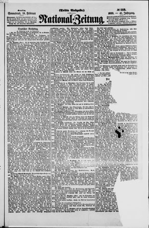 National-Zeitung vom 18.02.1888