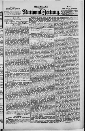 Nationalzeitung vom 21.02.1888