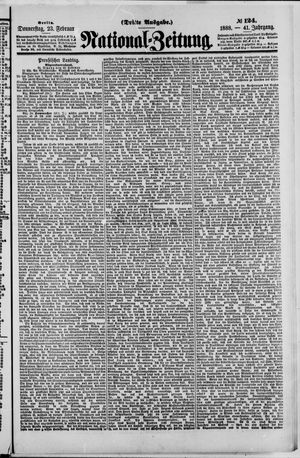 National-Zeitung vom 23.02.1888