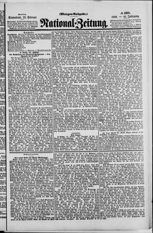 Nationalzeitung vom 25.02.1888