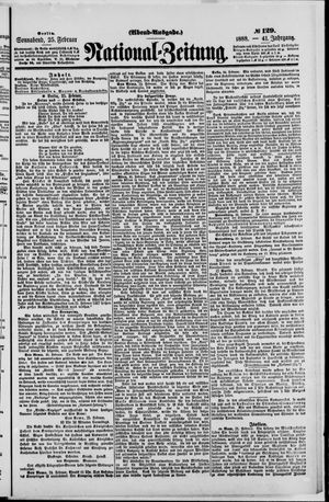 Nationalzeitung vom 25.02.1888