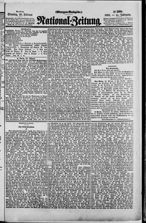 Nationalzeitung vom 26.02.1888