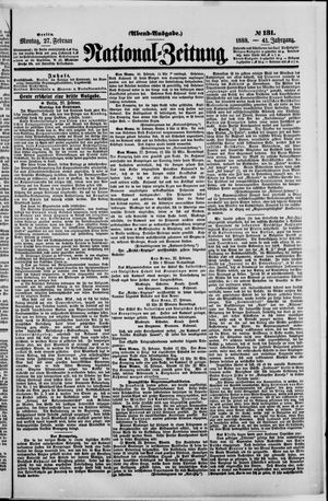 Nationalzeitung vom 27.02.1888