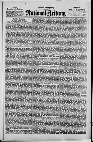 Nationalzeitung vom 28.02.1888