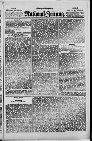 National-Zeitung vom 29.02.1888