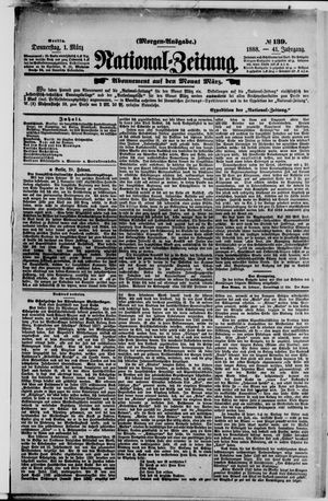 National-Zeitung vom 01.03.1888