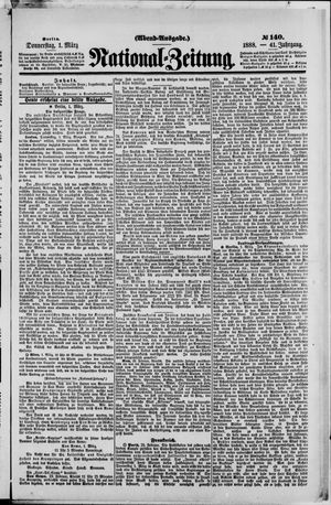 National-Zeitung vom 01.03.1888