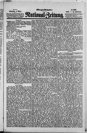 National-Zeitung vom 04.03.1888
