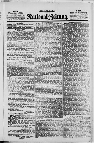 Nationalzeitung vom 08.03.1888