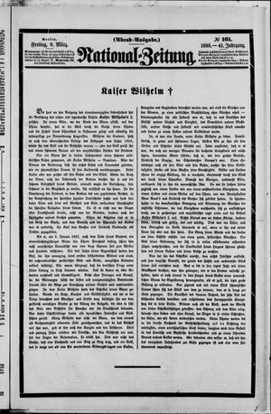 Nationalzeitung vom 09.03.1888