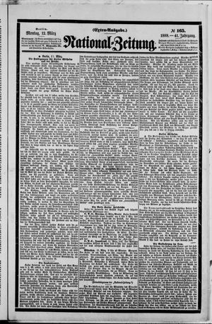 Nationalzeitung vom 12.03.1888