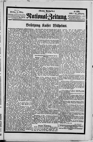 National-Zeitung vom 16.03.1888