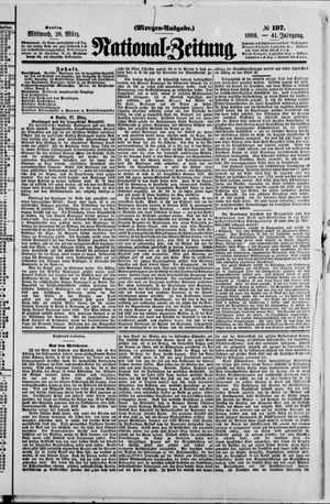 Nationalzeitung vom 28.03.1888