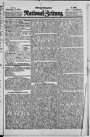 National-Zeitung vom 29.03.1888