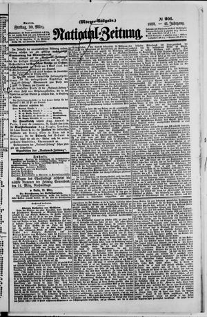 Nationalzeitung vom 30.03.1888