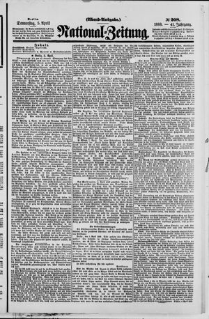 National-Zeitung vom 05.04.1888