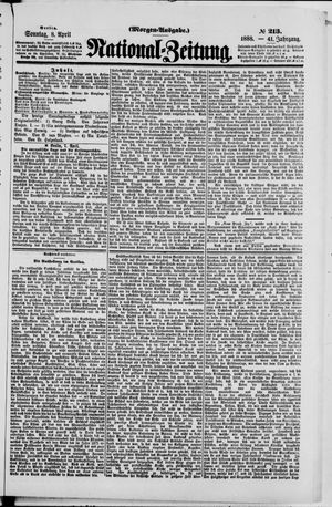 National-Zeitung vom 08.04.1888