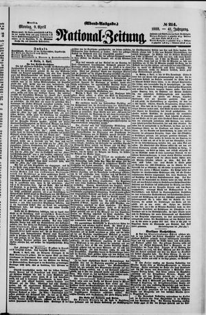 Nationalzeitung vom 09.04.1888