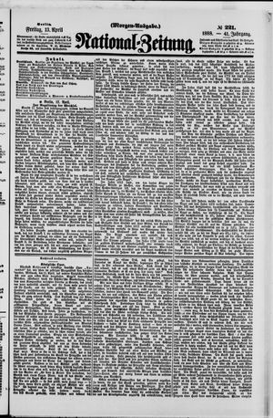 National-Zeitung vom 13.04.1888