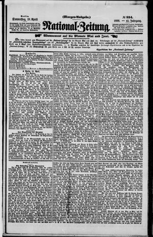 National-Zeitung vom 19.04.1888