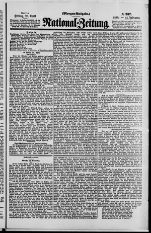 Nationalzeitung vom 20.04.1888
