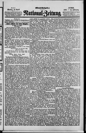National-Zeitung vom 23.04.1888