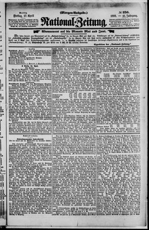 National-Zeitung vom 27.04.1888