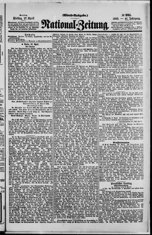 National-Zeitung vom 27.04.1888