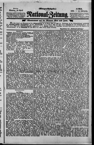 Nationalzeitung vom 29.04.1888