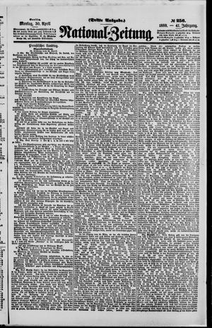 Nationalzeitung vom 30.04.1888